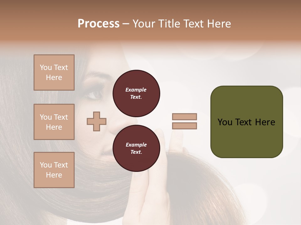Adolescence Glamour Eyes PowerPoint Template