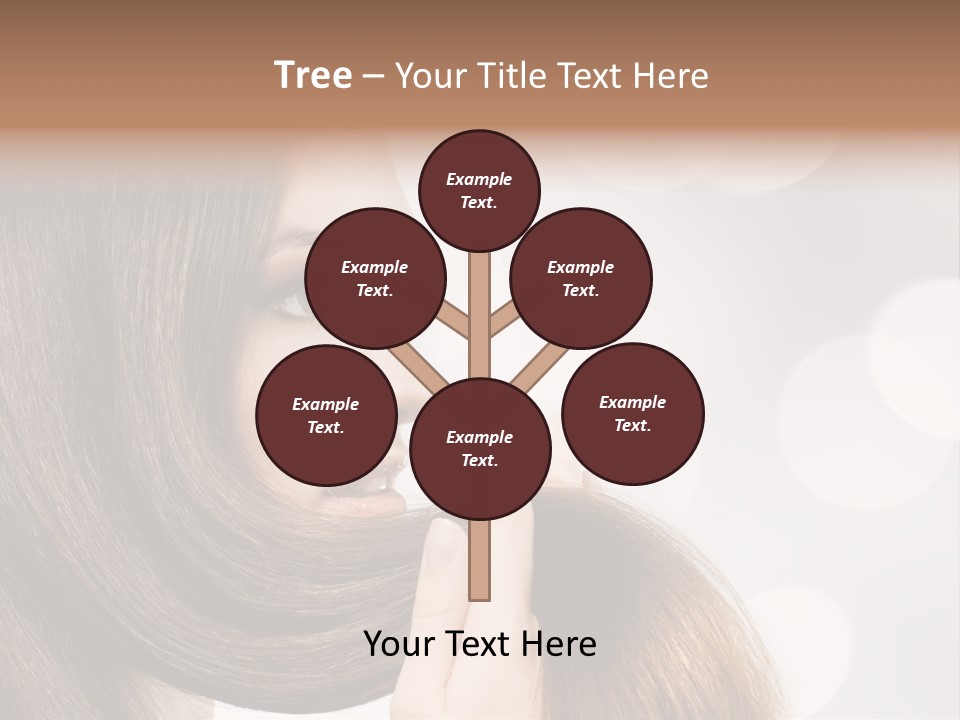 Adolescence Glamour Eyes PowerPoint Template