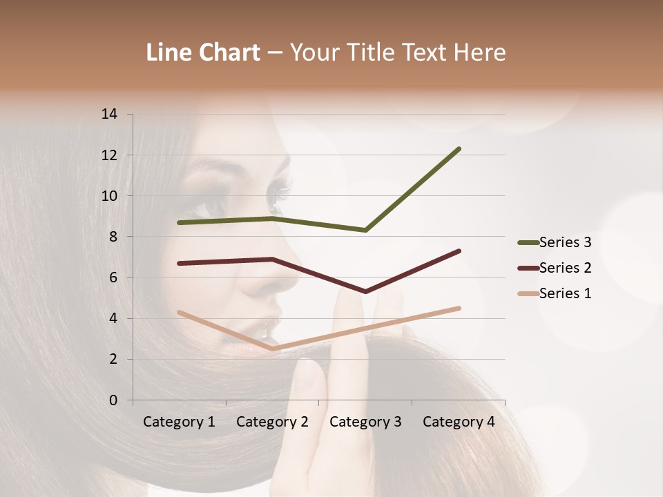 Adolescence Glamour Eyes PowerPoint Template