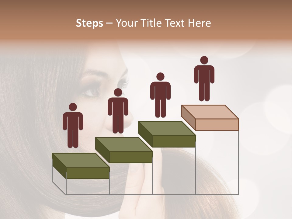 Adolescence Glamour Eyes PowerPoint Template