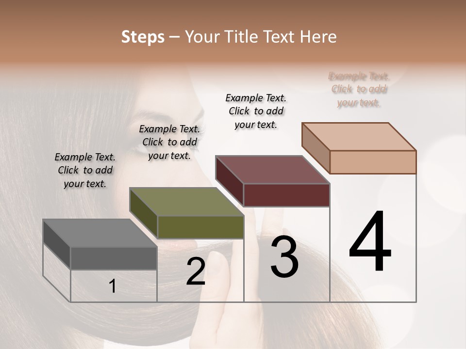 Adolescence Glamour Eyes PowerPoint Template