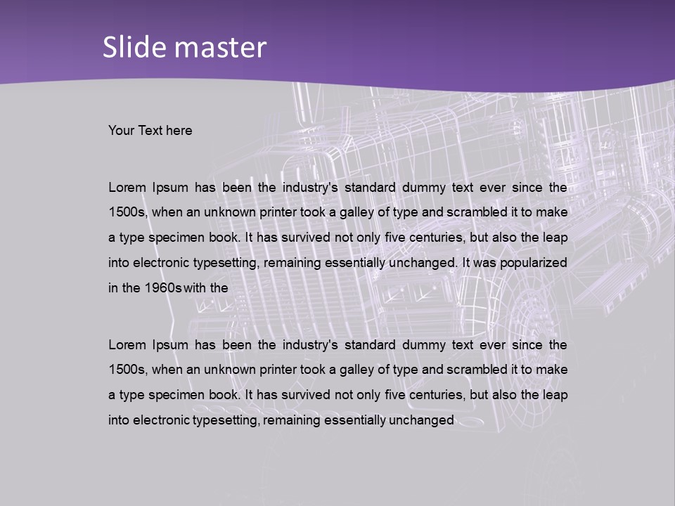 Drawing Wire Design PowerPoint Template