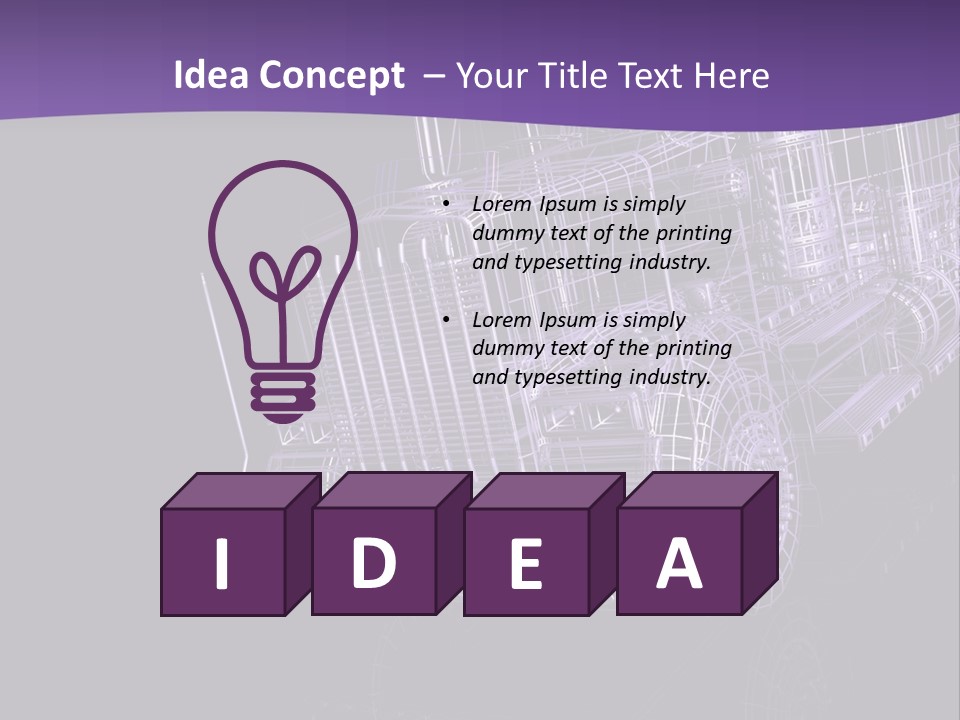 Drawing Wire Design PowerPoint Template