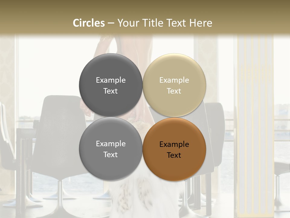 Standing Palace Window PowerPoint Template