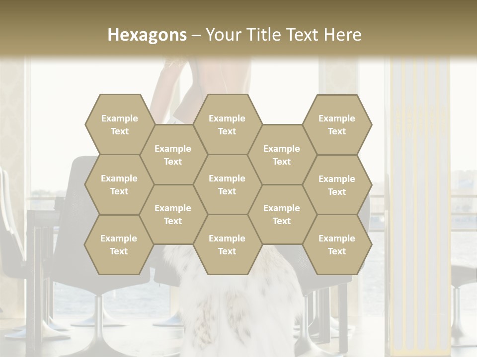 Standing Palace Window PowerPoint Template