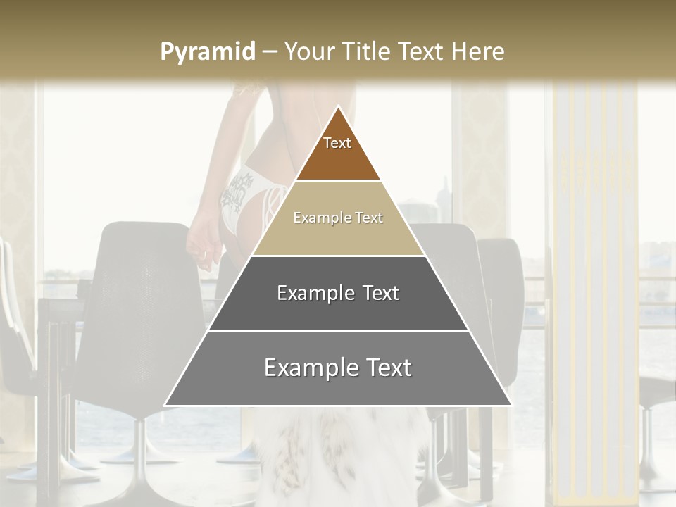 Standing Palace Window PowerPoint Template