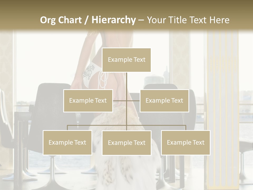 Standing Palace Window PowerPoint Template