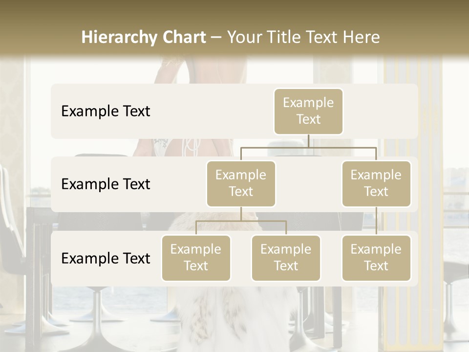 Standing Palace Window PowerPoint Template