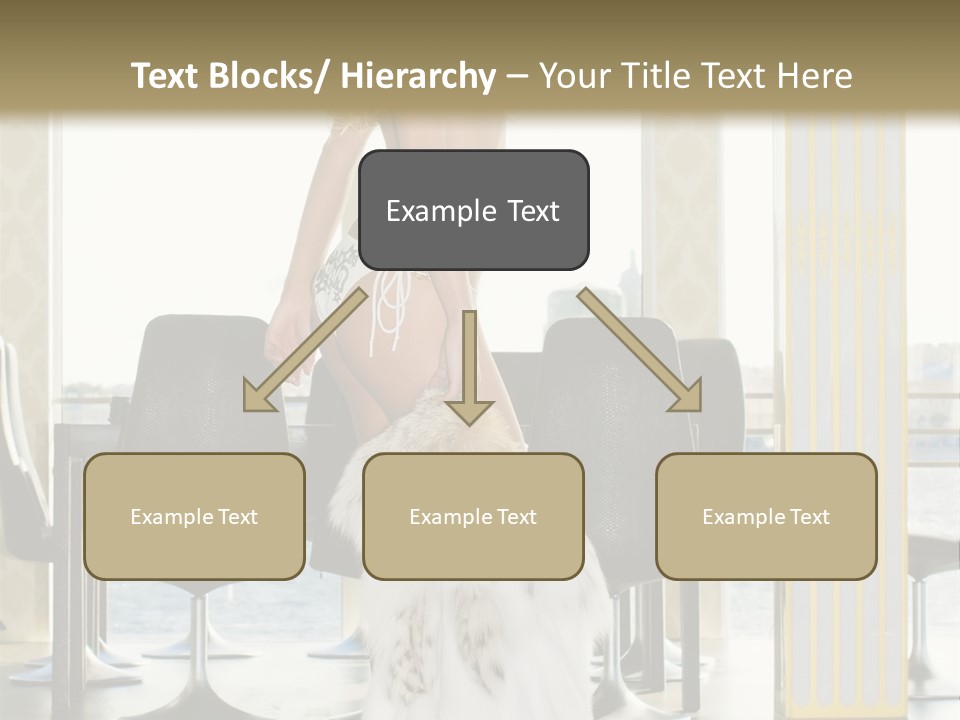Standing Palace Window PowerPoint Template