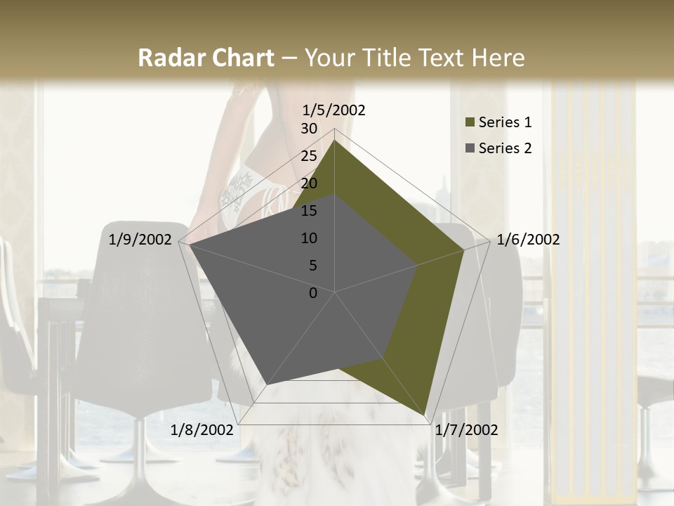 Standing Palace Window PowerPoint Template
