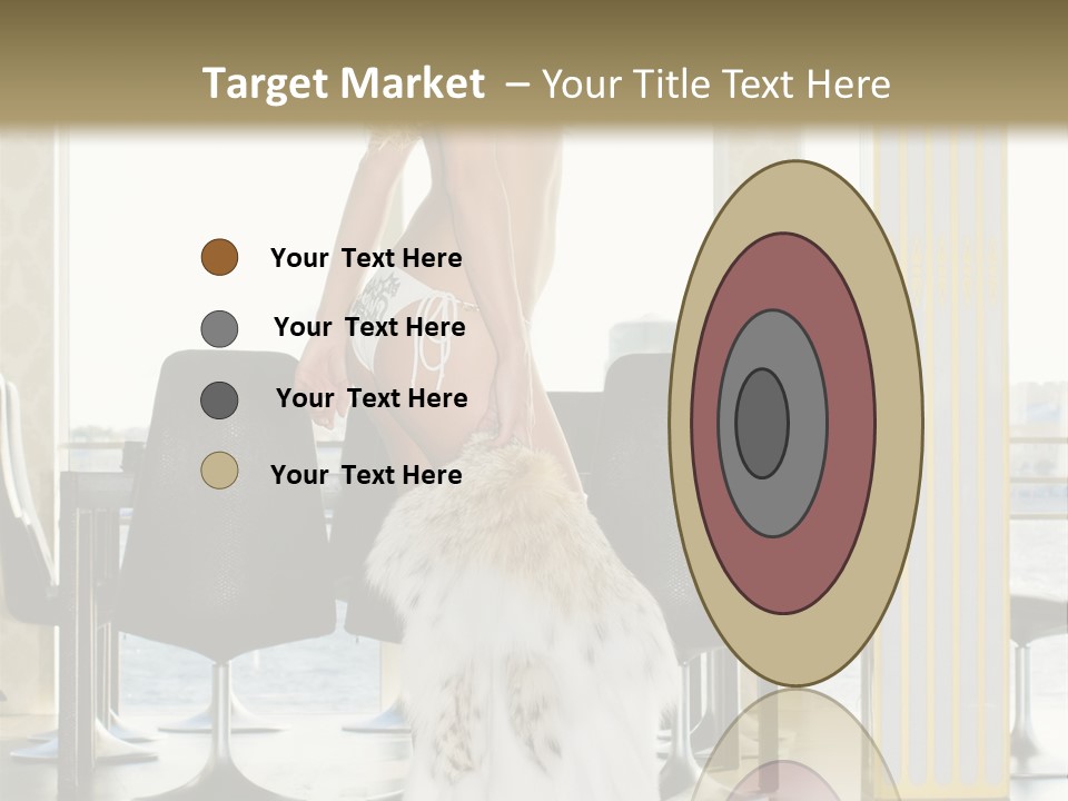 Standing Palace Window PowerPoint Template