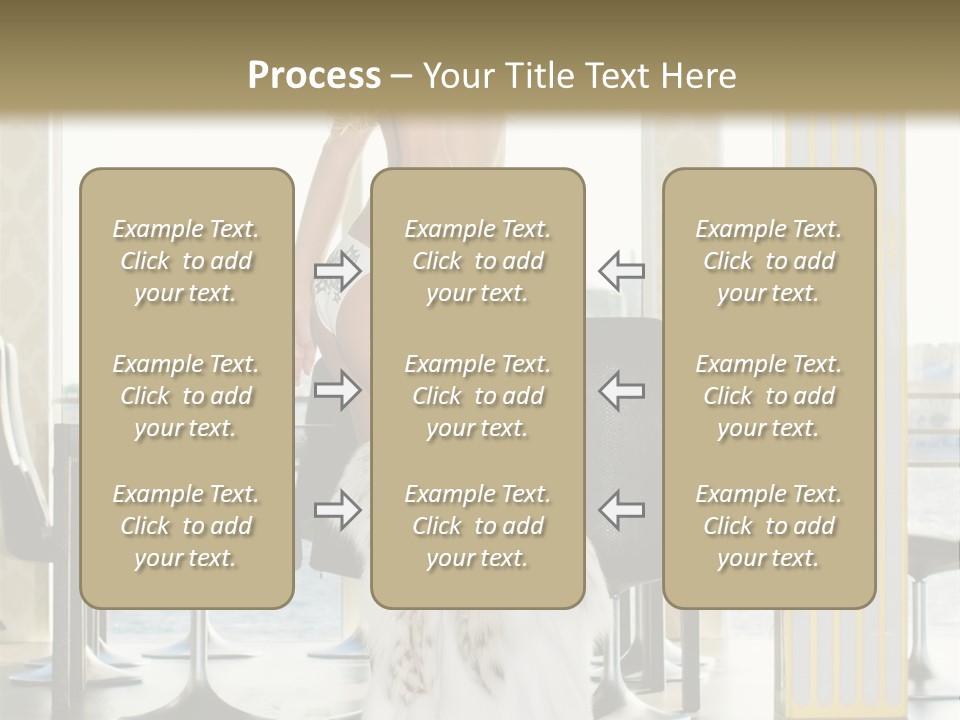 Standing Palace Window PowerPoint Template