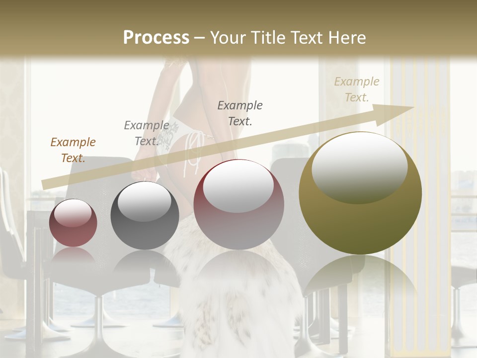 Standing Palace Window PowerPoint Template