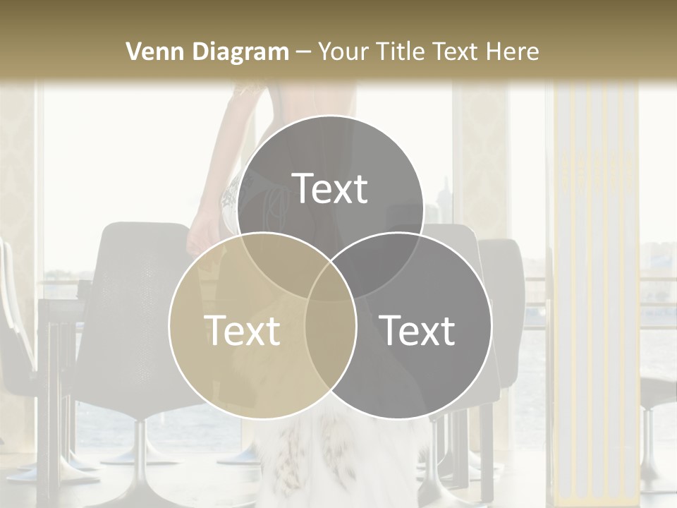 Standing Palace Window PowerPoint Template