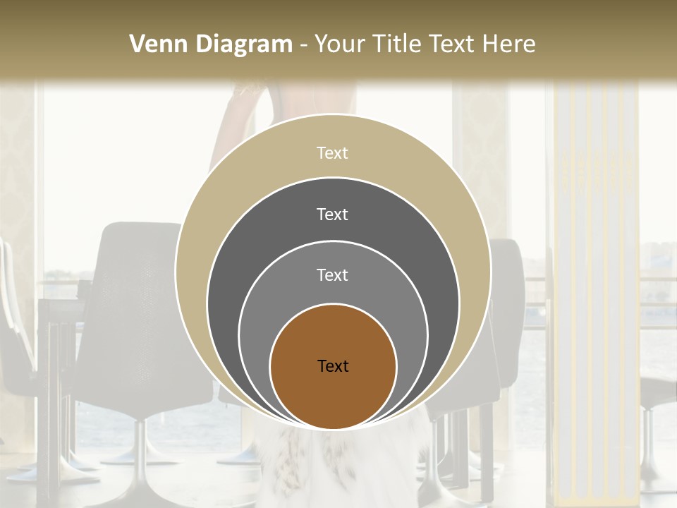 Standing Palace Window PowerPoint Template