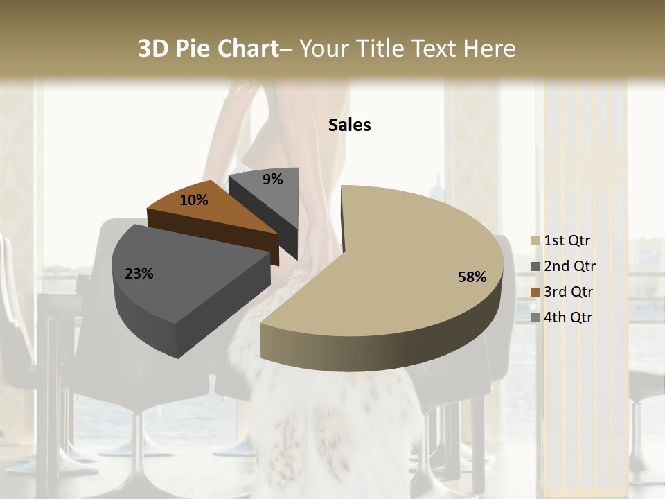 Standing Palace Window PowerPoint Template
