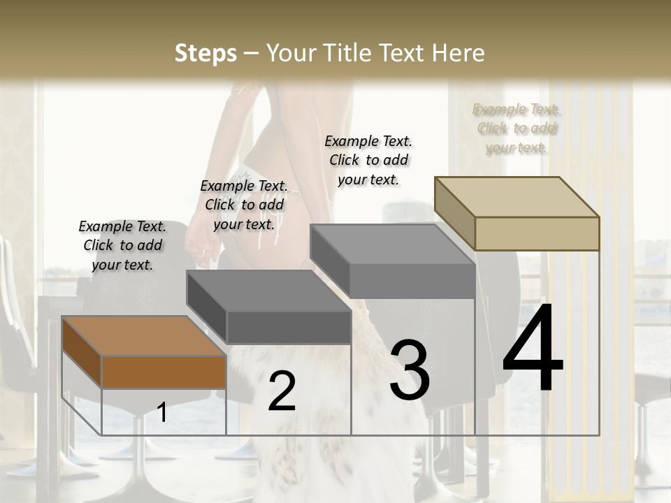 Standing Palace Window PowerPoint Template
