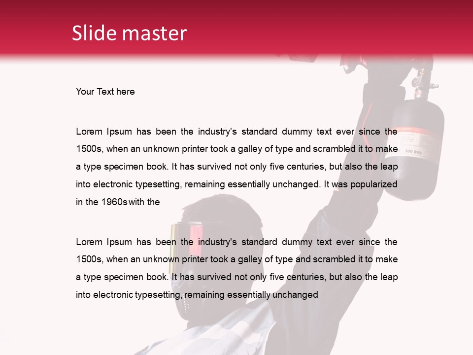 Background Modern Mask PowerPoint Template