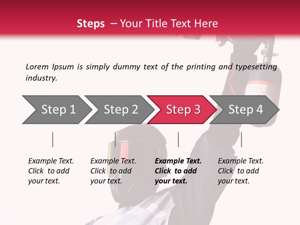 Background Modern Mask PowerPoint Template