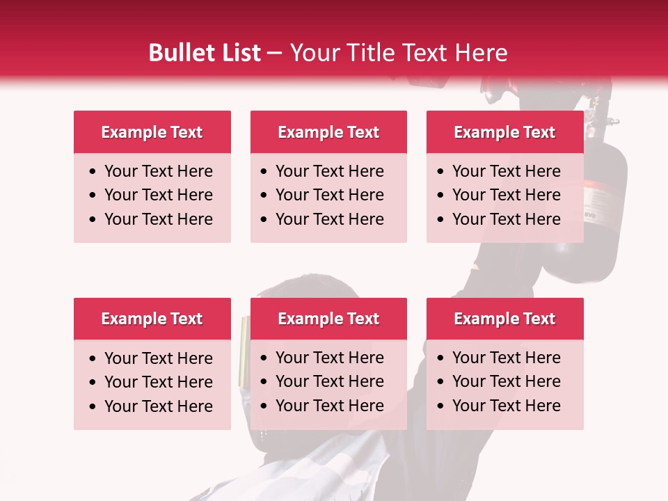 Background Modern Mask PowerPoint Template