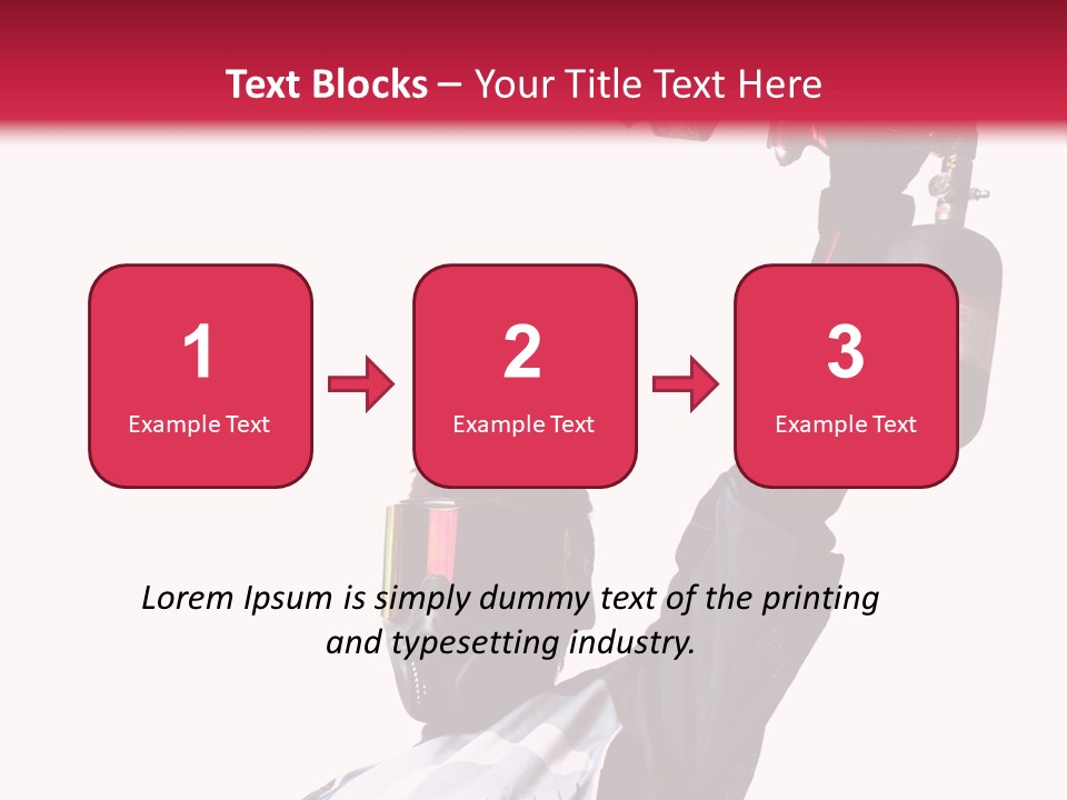 Background Modern Mask PowerPoint Template
