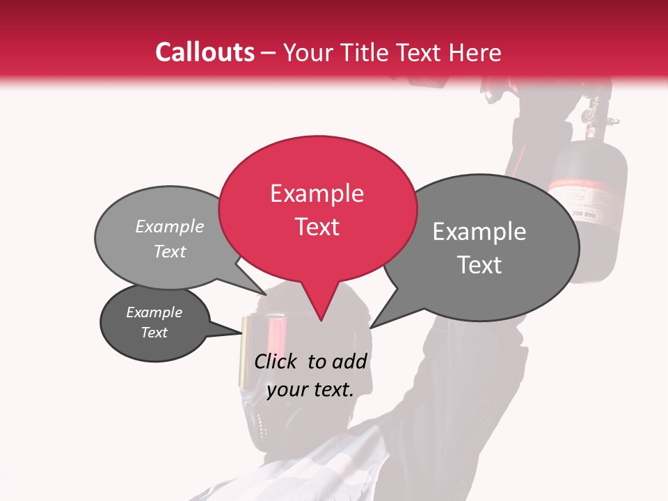 Background Modern Mask PowerPoint Template