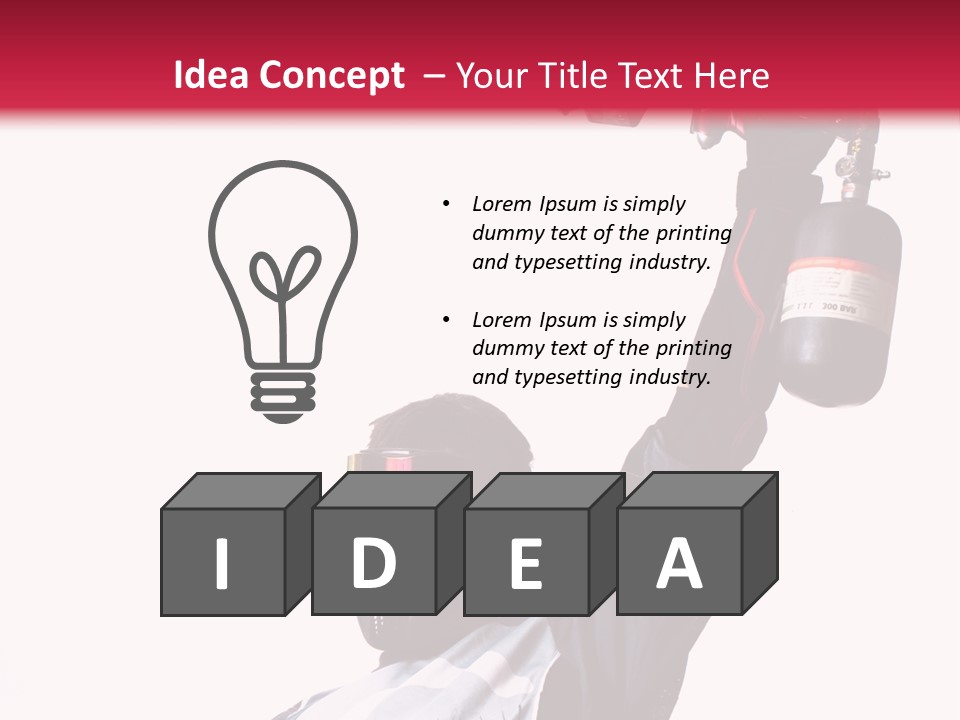 Background Modern Mask PowerPoint Template