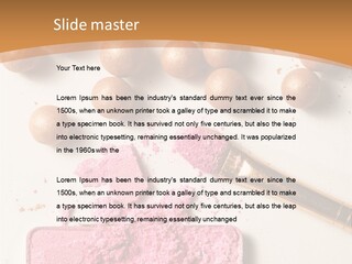 Eyeshadow Brown Pink PowerPoint Template