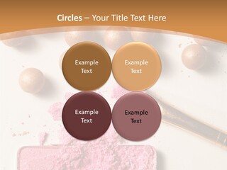 Eyeshadow Brown Pink PowerPoint Template