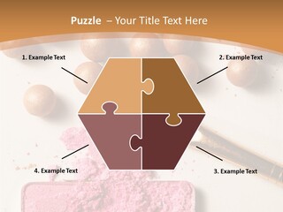 Eyeshadow Brown Pink PowerPoint Template