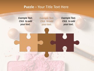 Eyeshadow Brown Pink PowerPoint Template