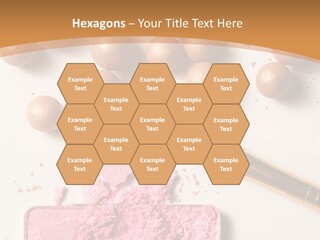 Eyeshadow Brown Pink PowerPoint Template