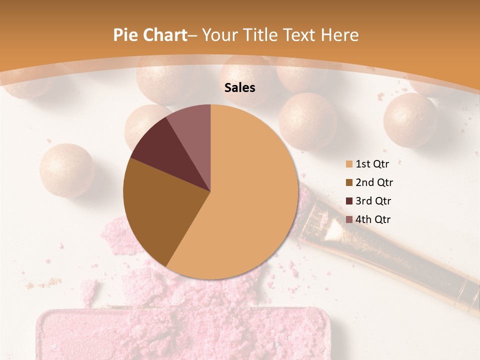 Eyeshadow Brown Pink PowerPoint Template