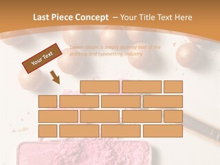Eyeshadow Brown Pink PowerPoint Template