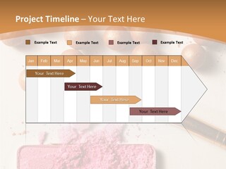 Eyeshadow Brown Pink PowerPoint Template