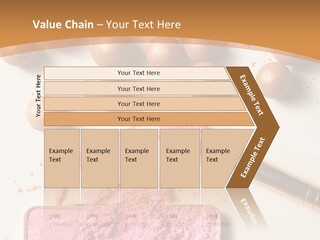 Eyeshadow Brown Pink PowerPoint Template