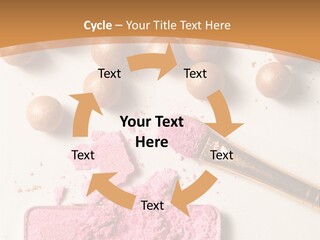 Eyeshadow Brown Pink PowerPoint Template