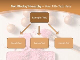 Eyeshadow Brown Pink PowerPoint Template