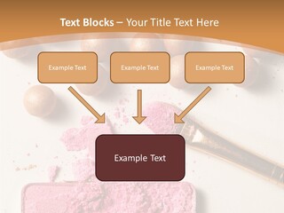 Eyeshadow Brown Pink PowerPoint Template