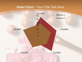 Eyeshadow Brown Pink PowerPoint Template