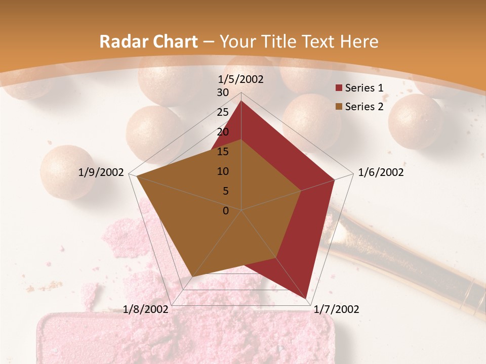 Eyeshadow Brown Pink PowerPoint Template