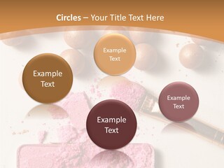 Eyeshadow Brown Pink PowerPoint Template