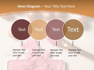 Eyeshadow Brown Pink PowerPoint Template