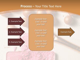 Eyeshadow Brown Pink PowerPoint Template