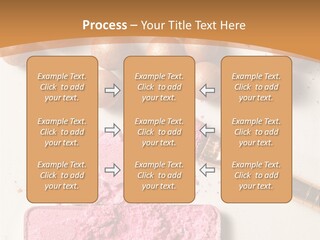 Eyeshadow Brown Pink PowerPoint Template