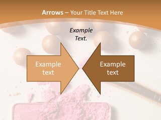 Eyeshadow Brown Pink PowerPoint Template