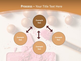 Eyeshadow Brown Pink PowerPoint Template
