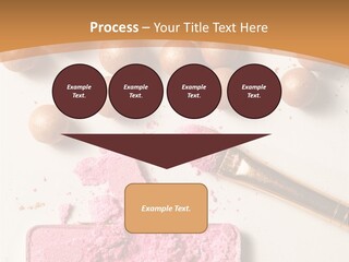 Eyeshadow Brown Pink PowerPoint Template