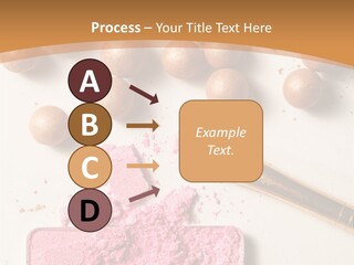 Eyeshadow Brown Pink PowerPoint Template
