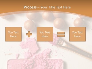 Eyeshadow Brown Pink PowerPoint Template